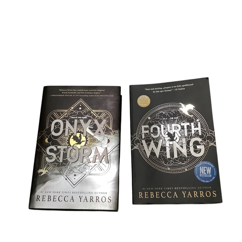 Fourth wind and onyx storm limited edition sprayed edge books